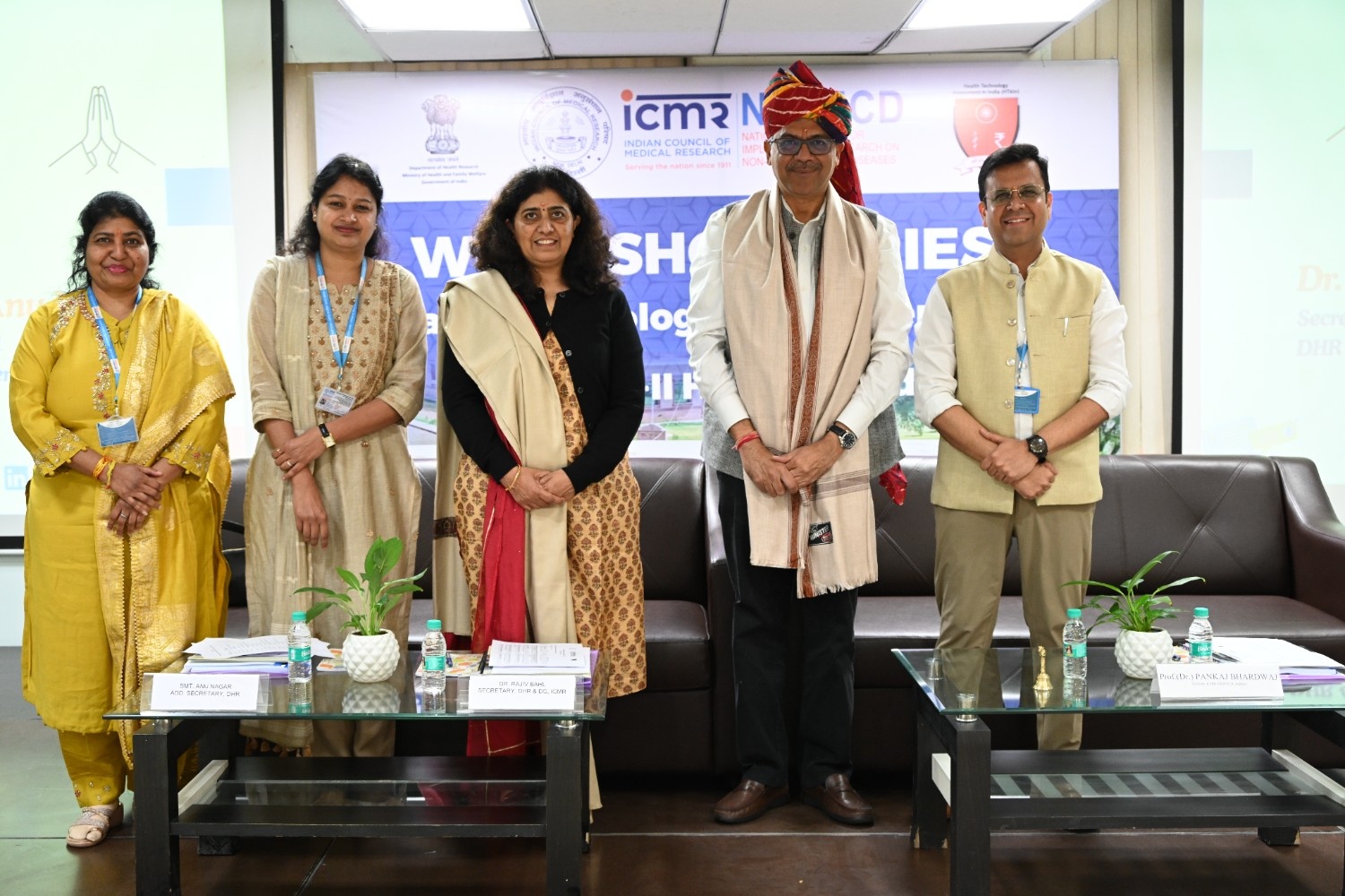 Dr. Rajiv Bahl, DG,ICMR & Secretary, DHR ,& Smt Anu Nagar, Additional Secretary, DHR, Visited NIIRNCD